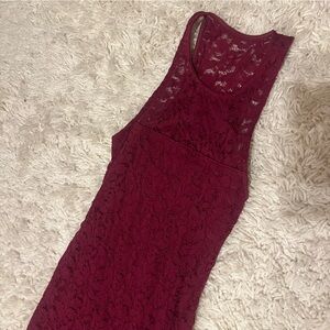 stretchy high neck hollister mini dress